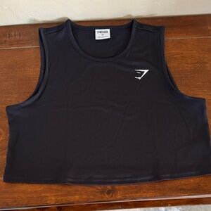 Gymshark Midnight Black Crop Top